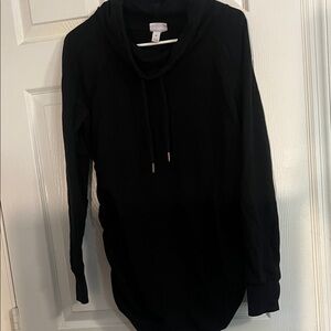 Black maternity sweater